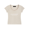 Essential V-Neck Bodycon T-Shirt