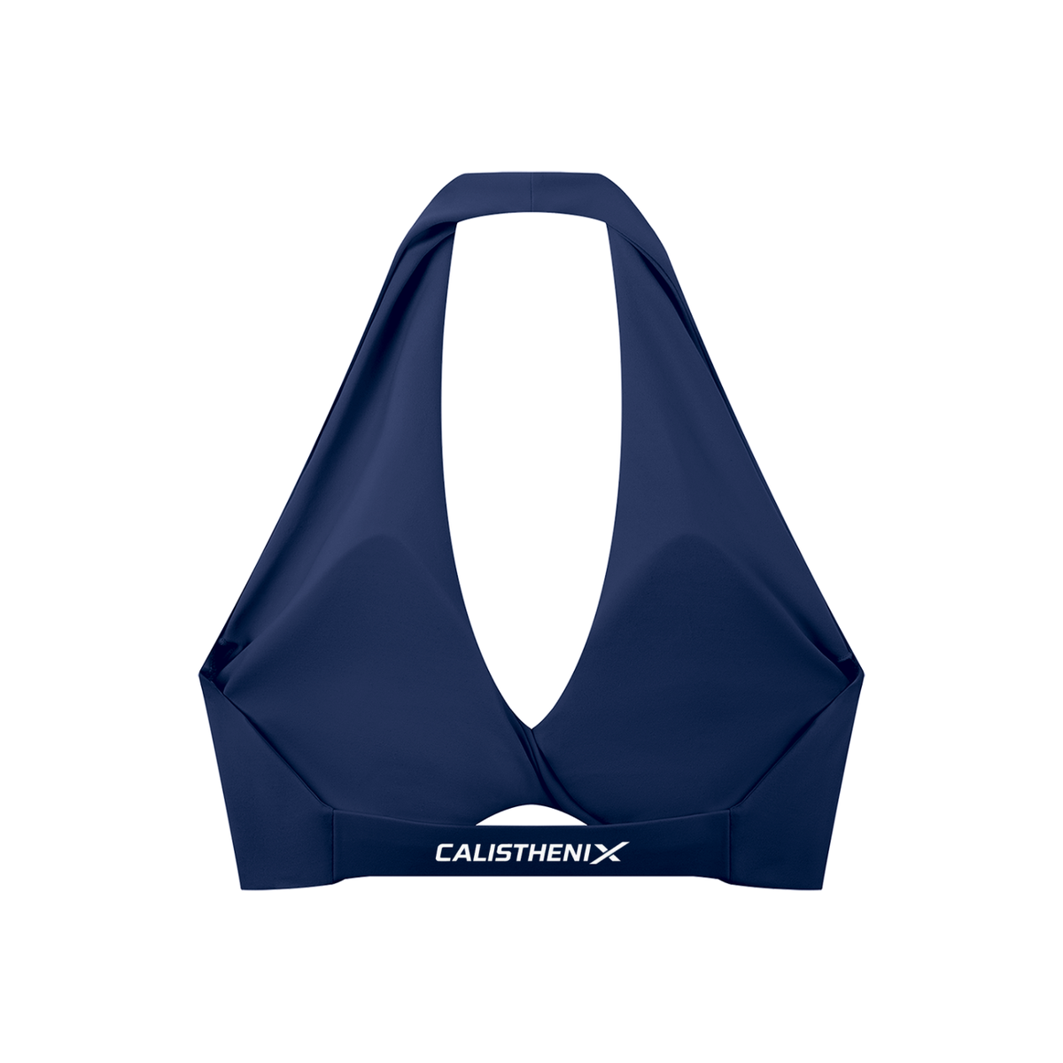 Women's Pleated Halter Sports Bra