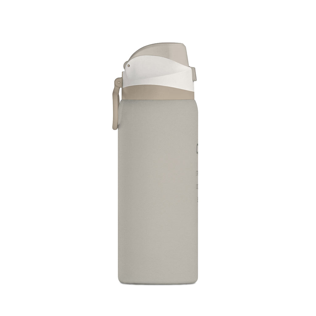 Oasis 32oz Insulated Water Bottle — Matte Black Hydration Bottle with Flip Straw