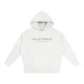 White & Grey Elite Unisex Oversize Fleeced Hoodie