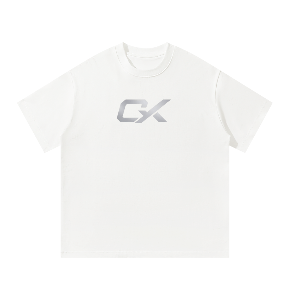 White & Grey Icon Unisex Oversized T-Shirt
