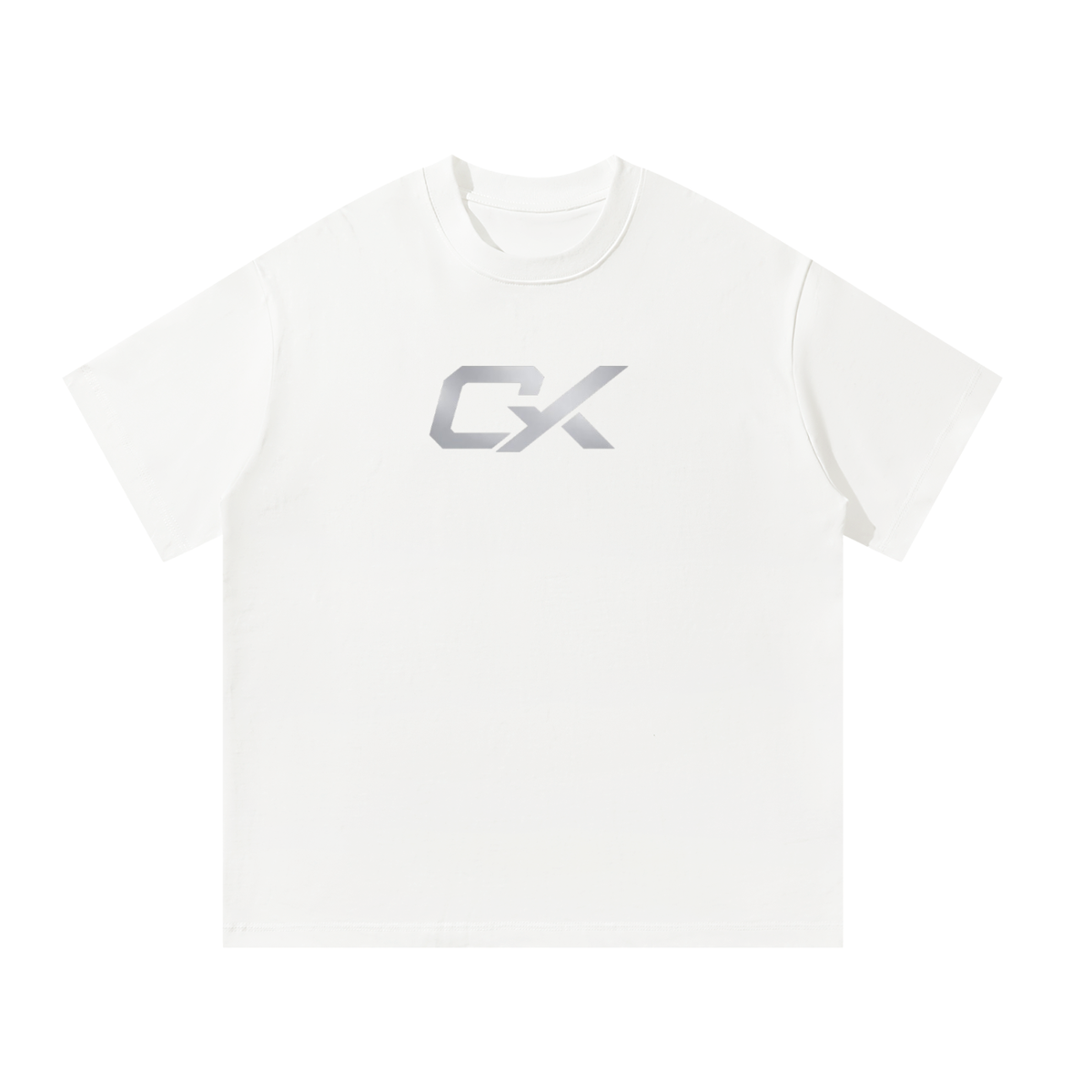 White & Grey Icon Unisex Oversized T-Shirt