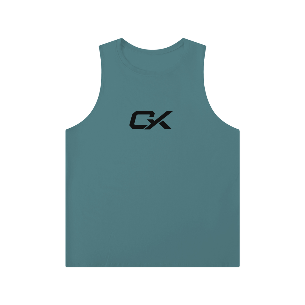 Men's Solid Color Crewneck Tank Top