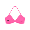 Women’s Ruched Halter-Neck Sports Bra
