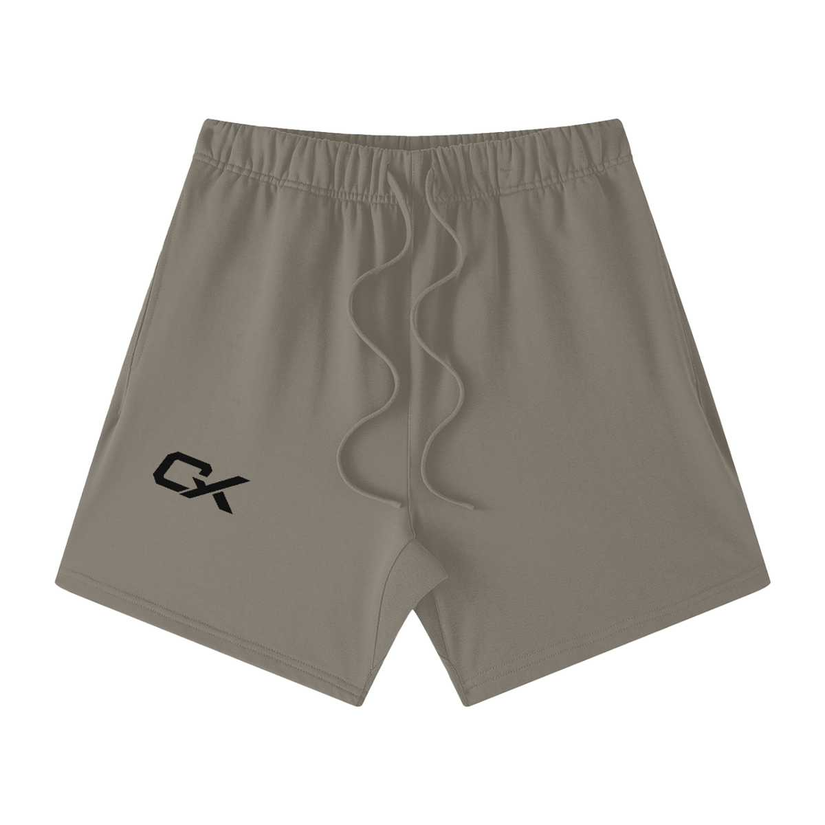 Unisex Earth Tone Loose Fit Cotton Shorts