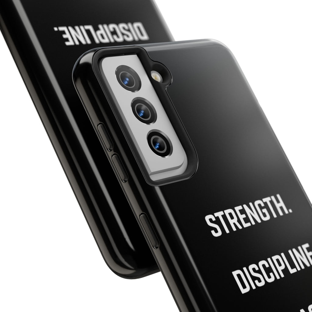Strength. Discipline. Legacy. Tough Phone Case — Rugged Protective iPhone Case