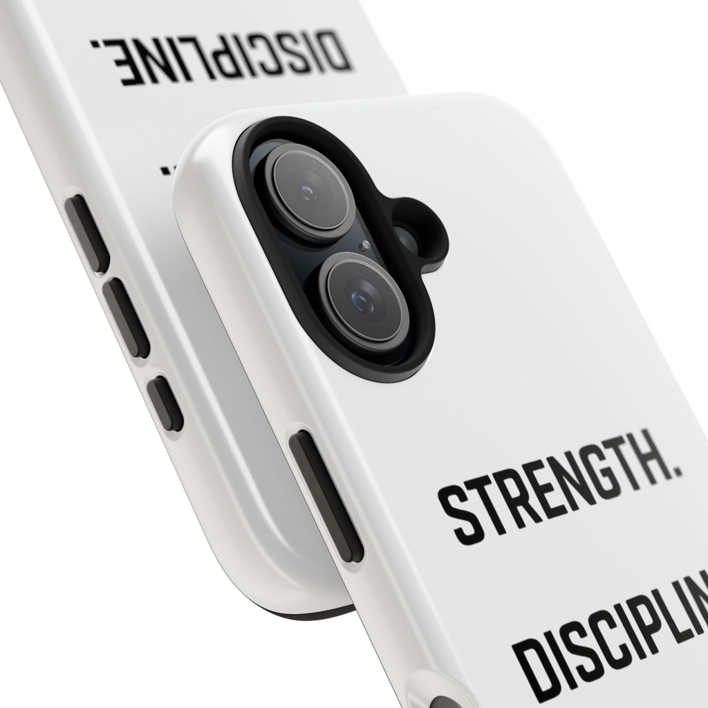 Strength. Discipline. Legacy. Tough Phone Case – Motivational Protective Cover