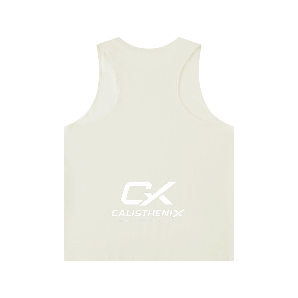 Men's Solid Color Crewneck Tank Top