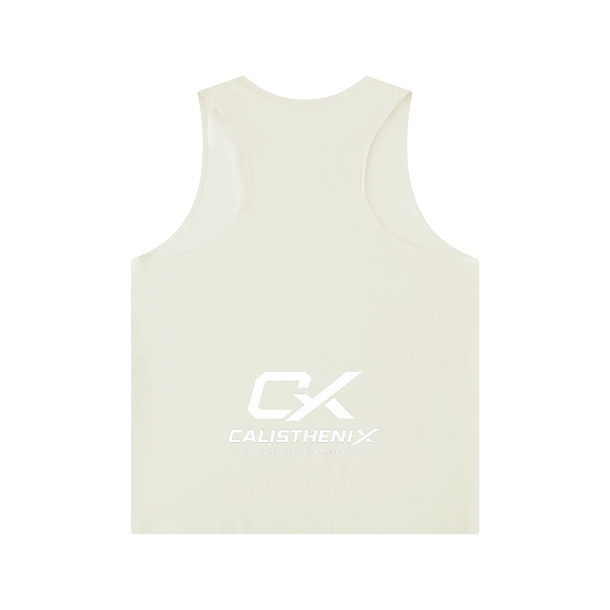 Men's Solid Color Crewneck Tank Top