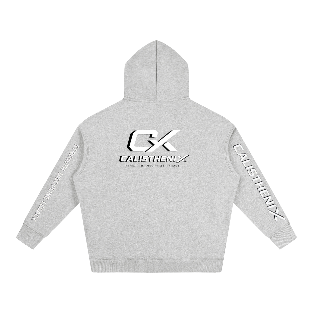 Flower Gray Eclipse Unisex Oversize Fleeced Hoodie