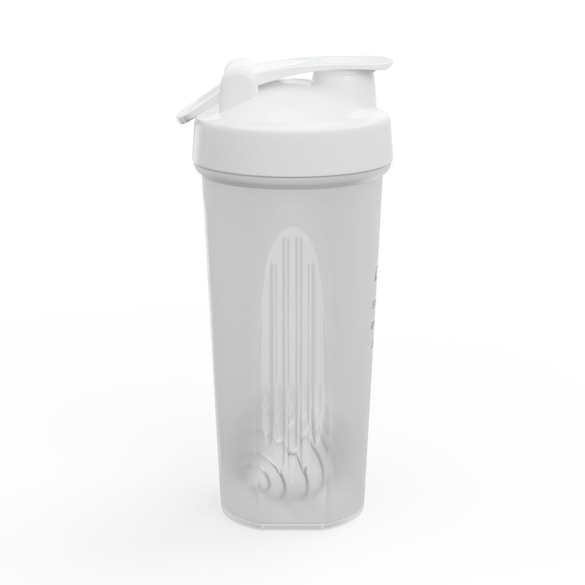Protein Shaker Bottle — Gym Mixer with Leak‑Proof Lid & Whisk Ball