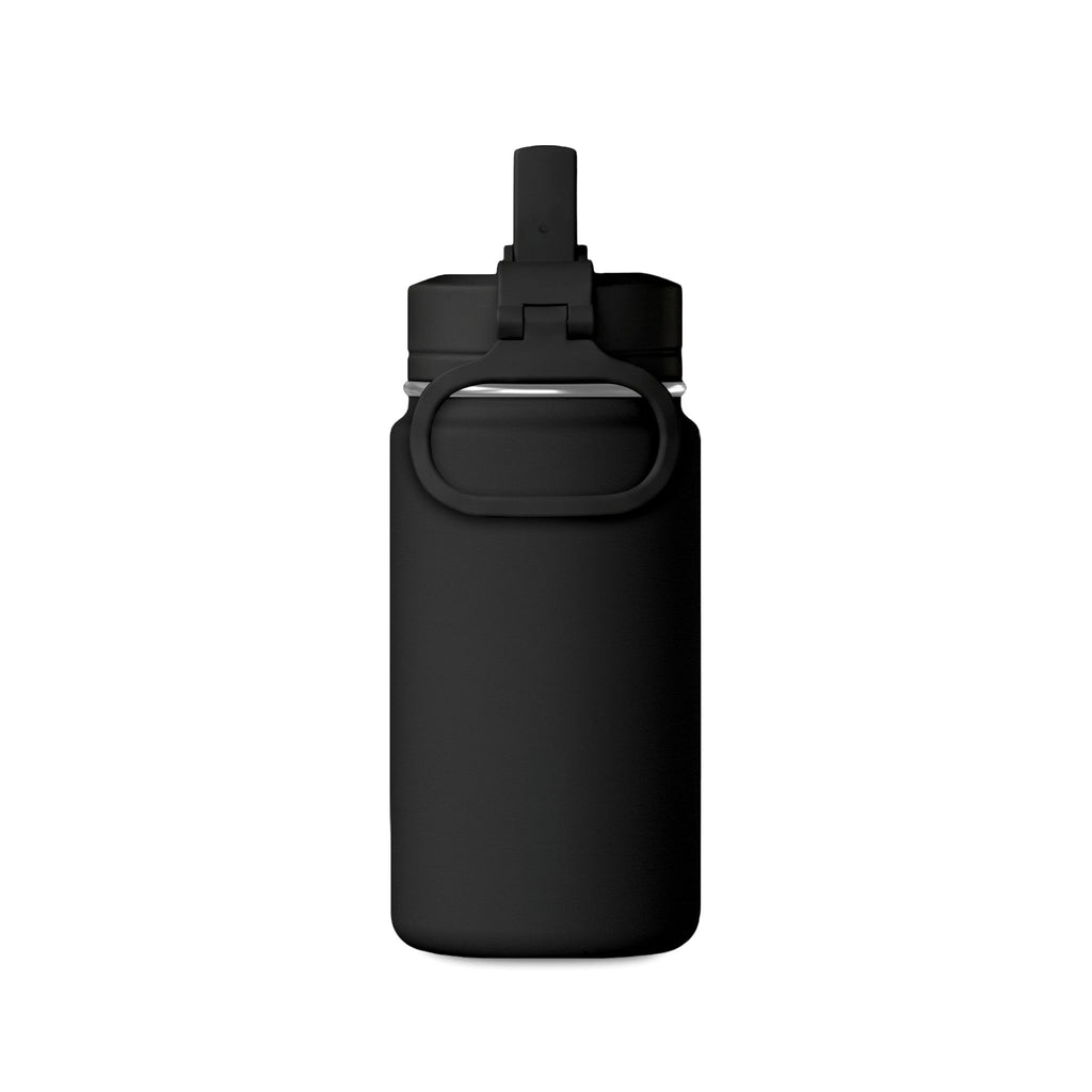 Mini Water Bottle — 14oz Pink Motivational Stainless Steel Bottle (“Strength. Discipline. Legacy.”)