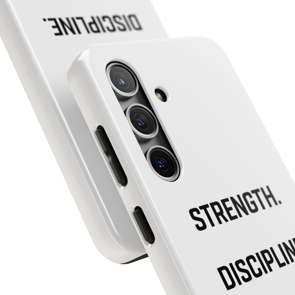 Strength. Discipline. Legacy. Tough Phone Case – Motivational Protective Cover