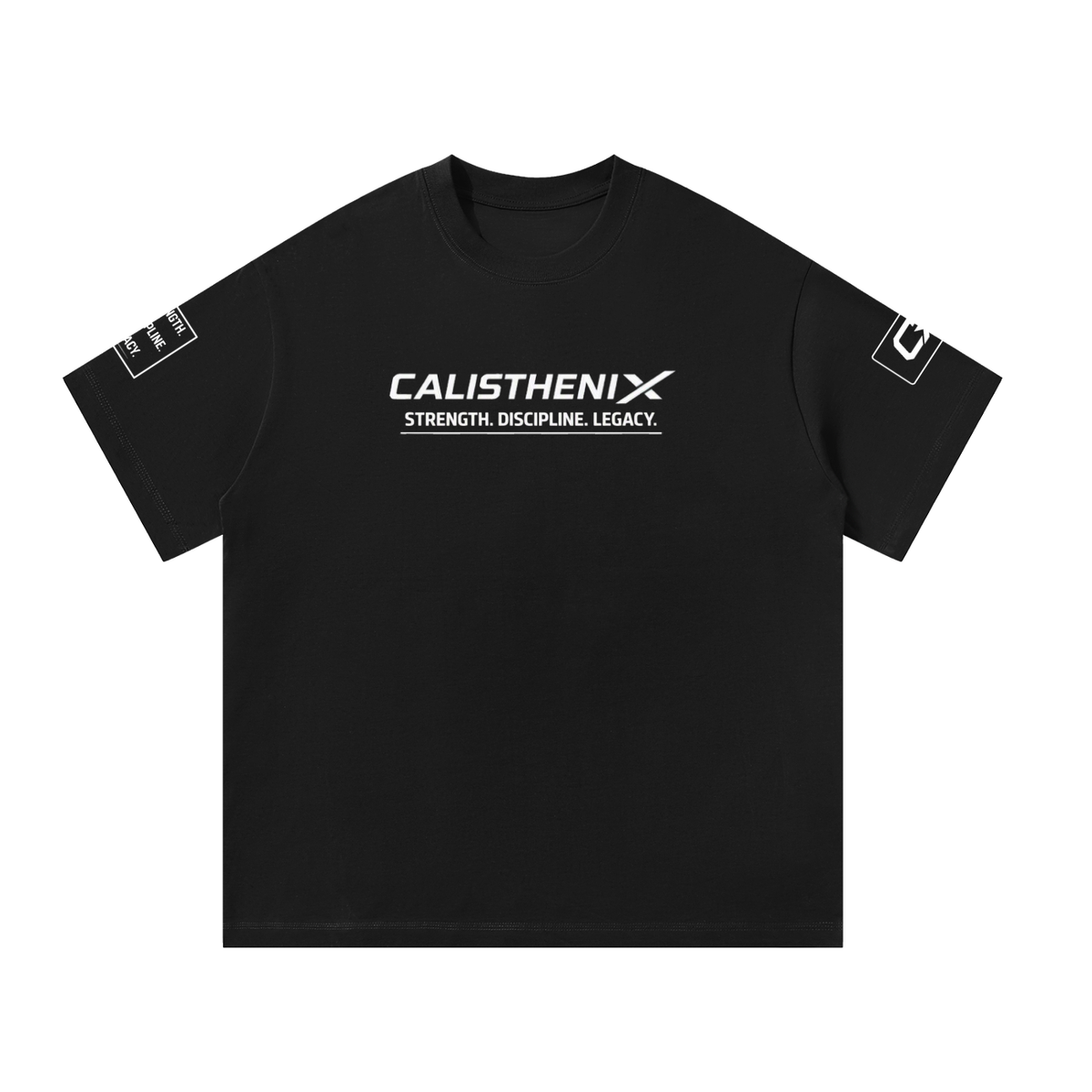 Black & White Inked Unisex Oversized T-Shirt