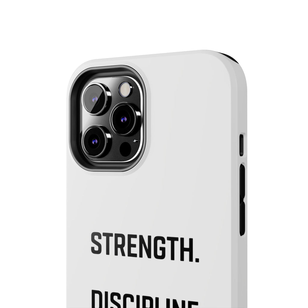 Strength. Discipline. Legacy. Tough Phone Case – Motivational Protective Cover