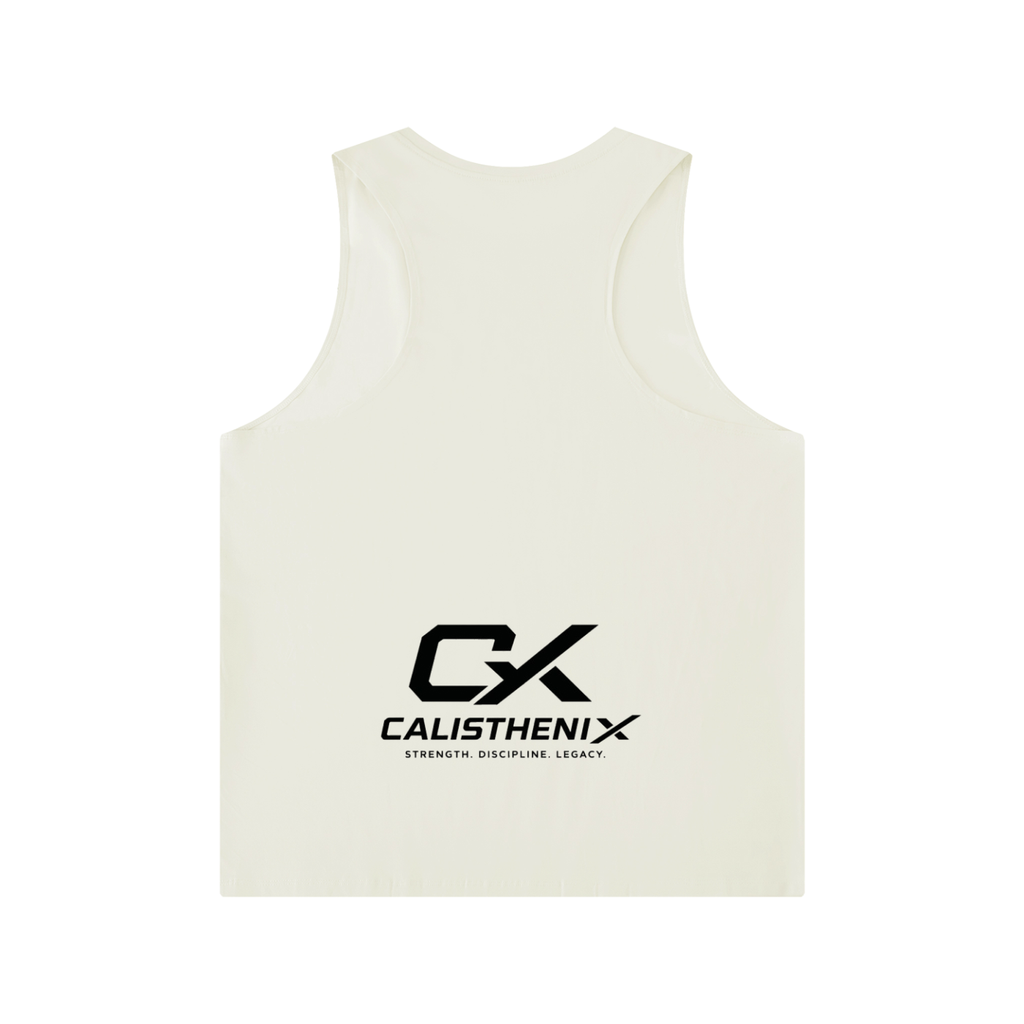 Men's Solid Color Crewneck Tank Top