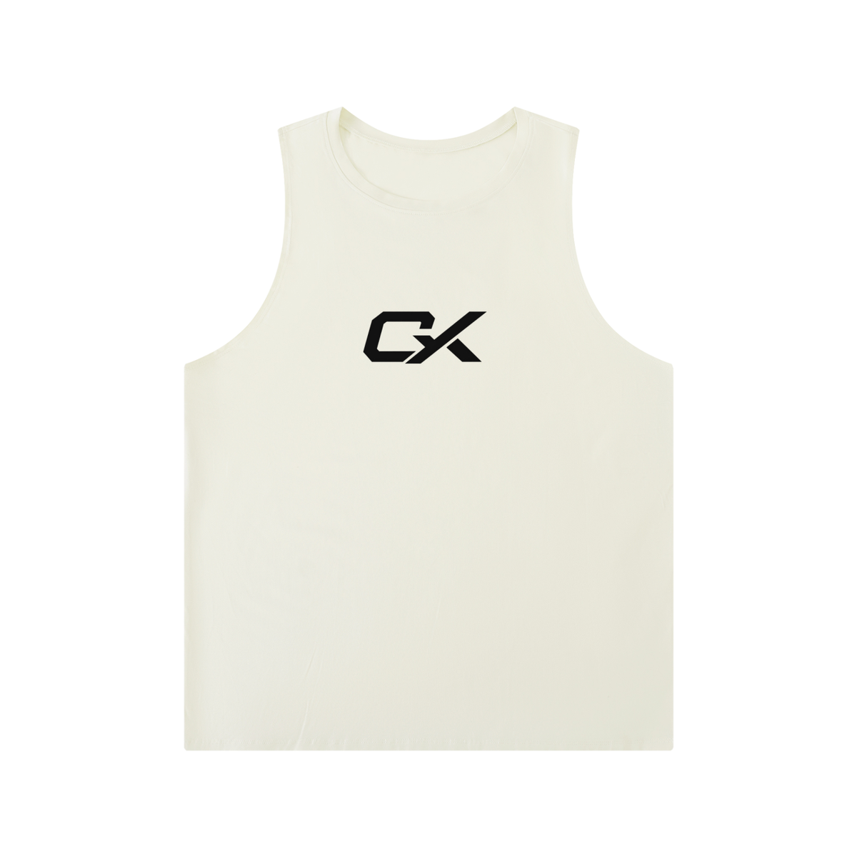 Men's Solid Color Crewneck Tank Top