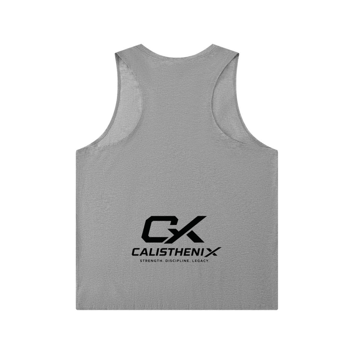 Men's Solid Color Crewneck Tank Top