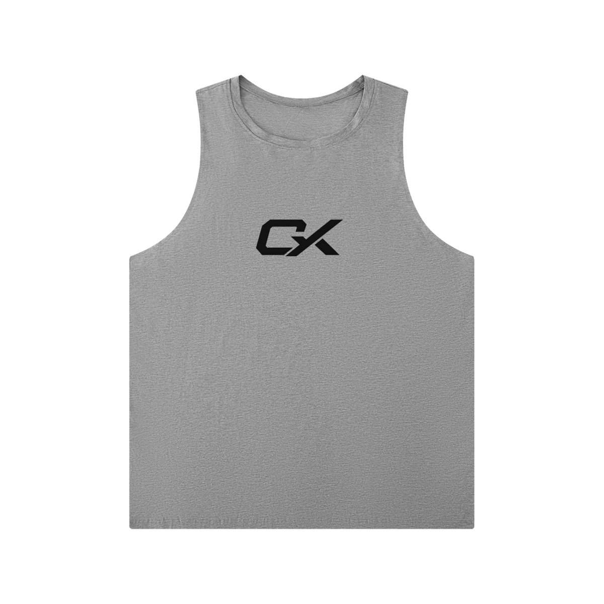 Men's Solid Color Crewneck Tank Top
