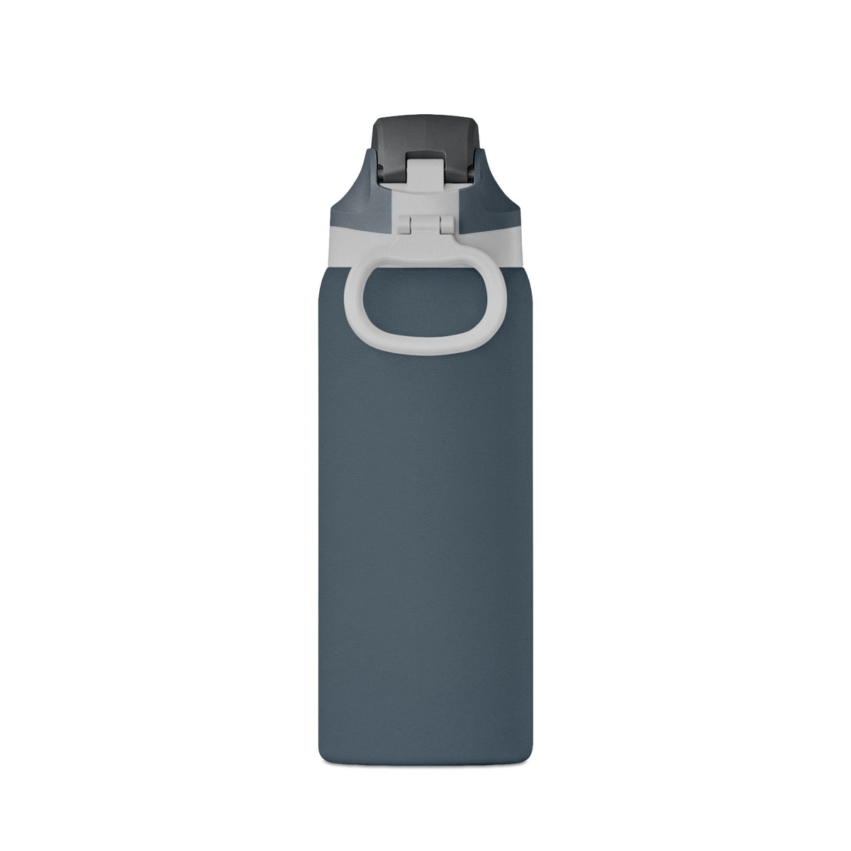 Oasis 32oz Insulated Water Bottle — Matte Black Hydration Bottle with Flip Straw