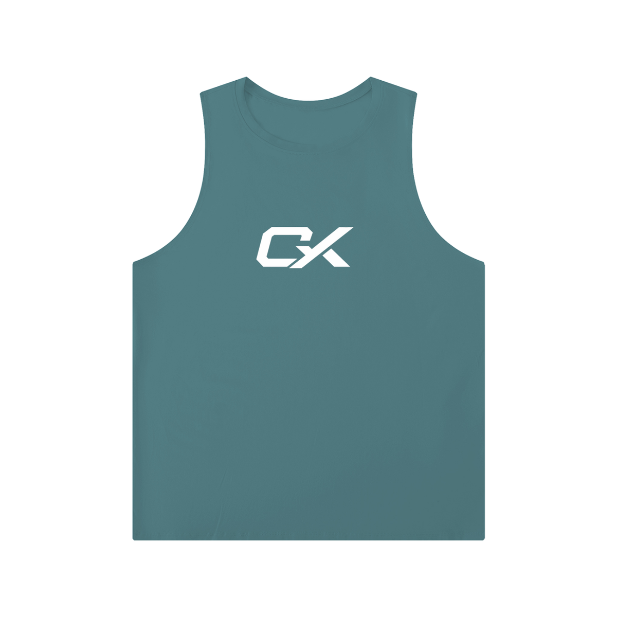 Men's Solid Color Crewneck Tank Top