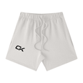 Unisex Earth Tone Loose Fit Cotton Shorts