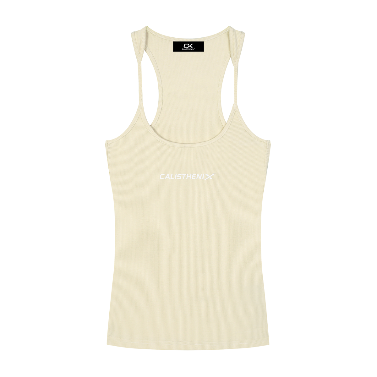 Slim Fit Ribbed Racerback Tank Top