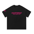 Black & Pink Vivid Unisex Oversized T-Shirt