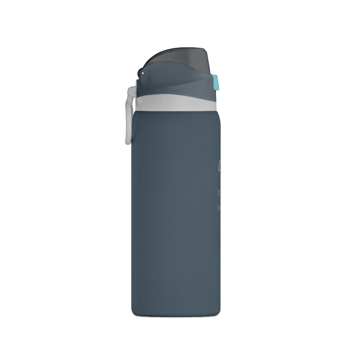 Oasis 32oz Insulated Water Bottle — Matte Black Hydration Bottle with Flip Straw
