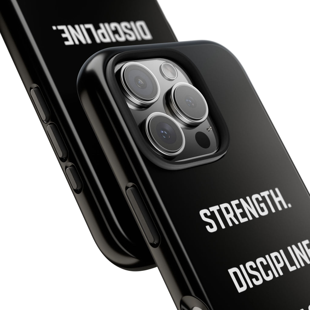 Strength. Discipline. Legacy. Tough Phone Case — Rugged Protective iPhone Case