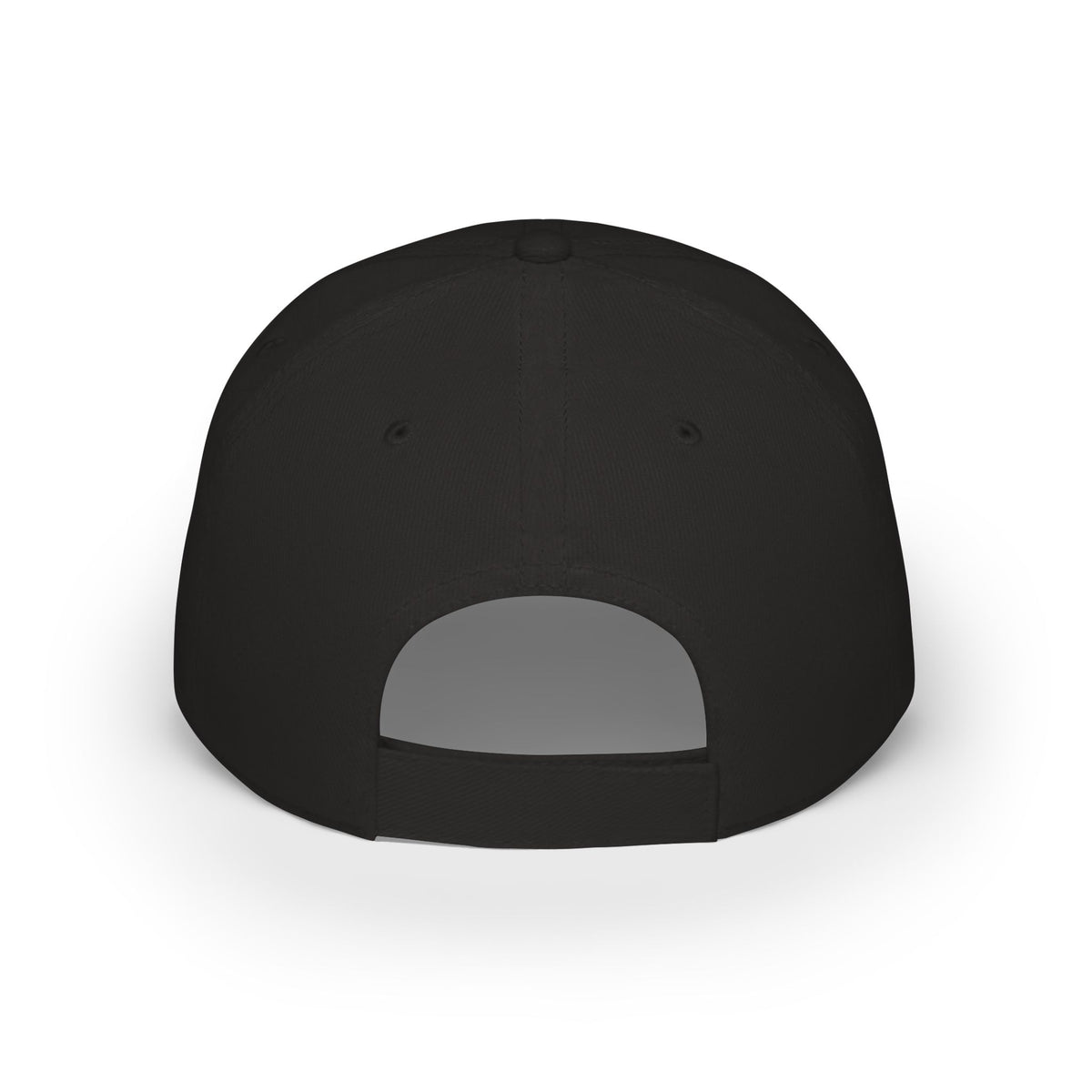 CX Logo Low Profile Baseball Cap — Minimalist Black Embroidered Hat