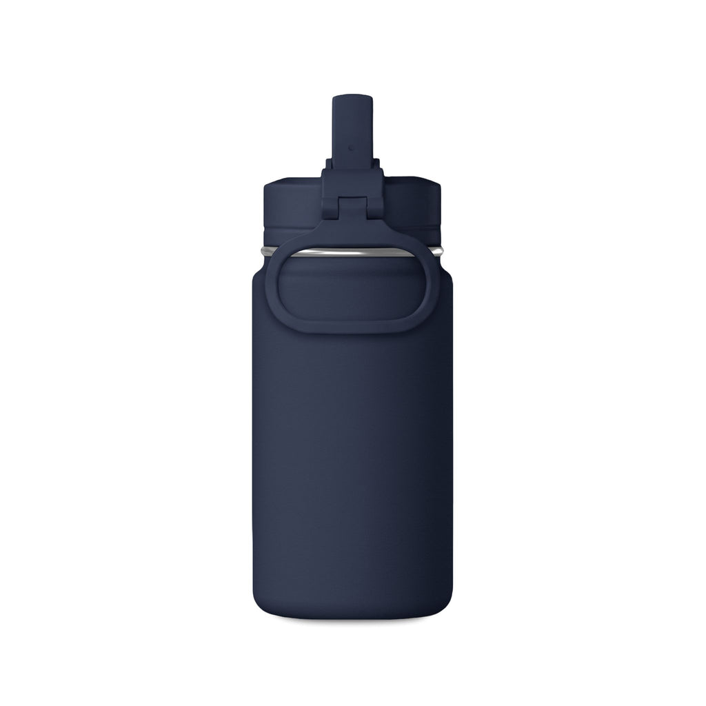 Mini Water Bottle — 14oz Pink Motivational Stainless Steel Bottle (“Strength. Discipline. Legacy.”)