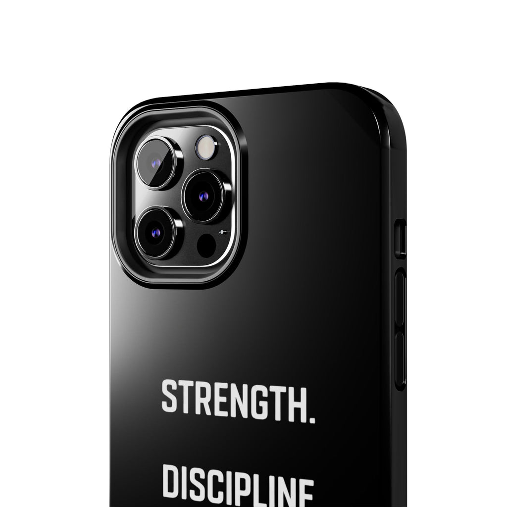 Strength. Discipline. Legacy. Tough Phone Case — Rugged Protective iPhone Case
