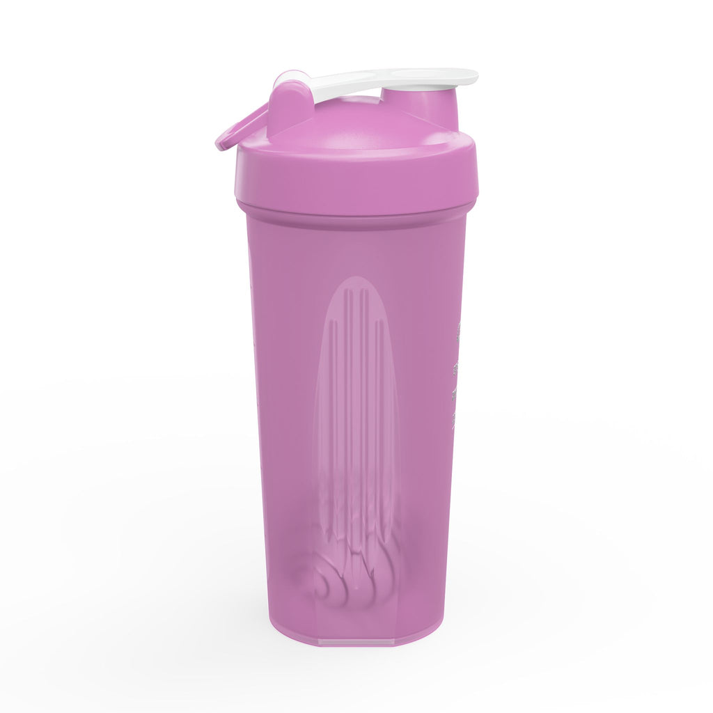 Protein Shaker Bottle — Gym Mixer with Leak‑Proof Lid & Whisk Ball