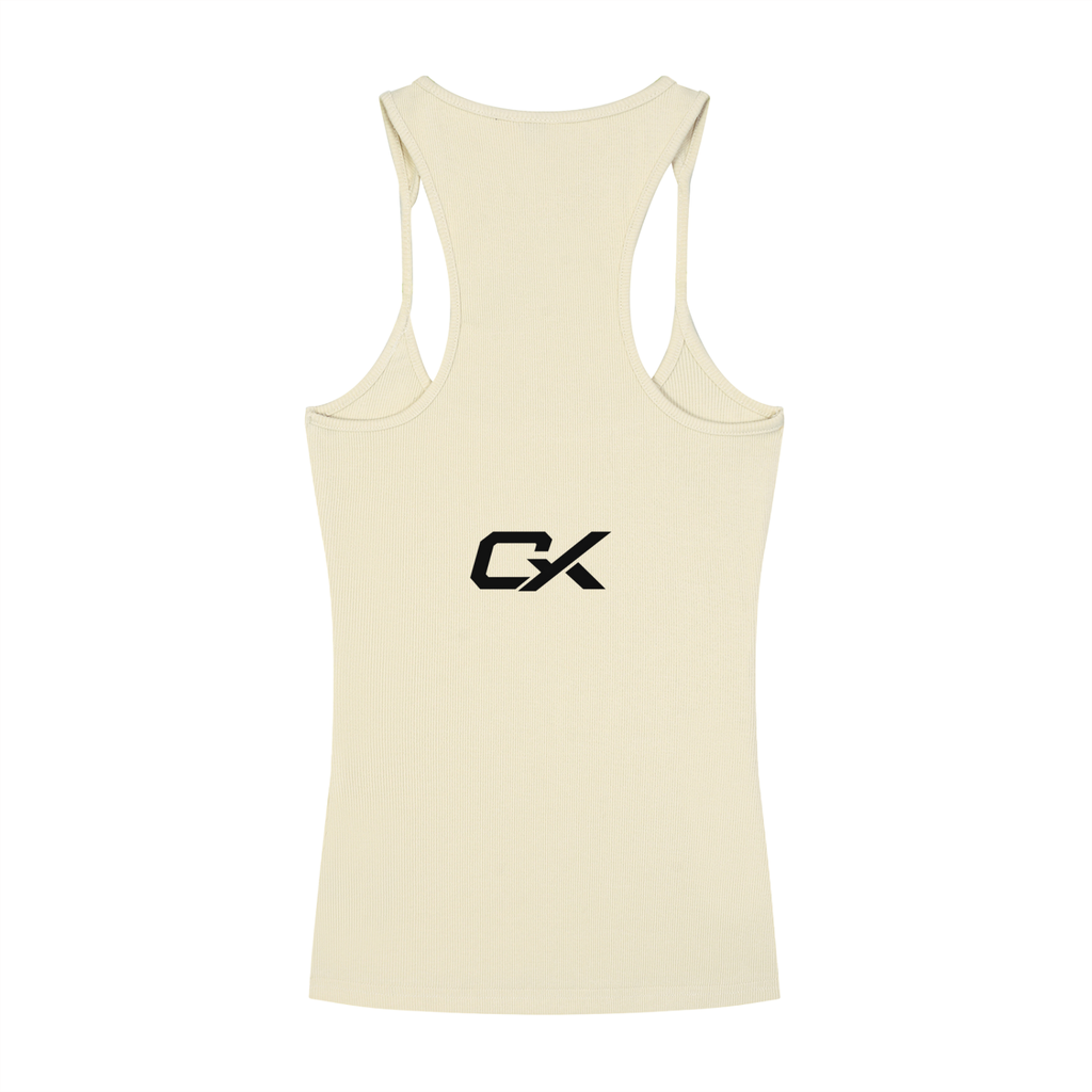 Slim Fit Ribbed Racerback Tank Top