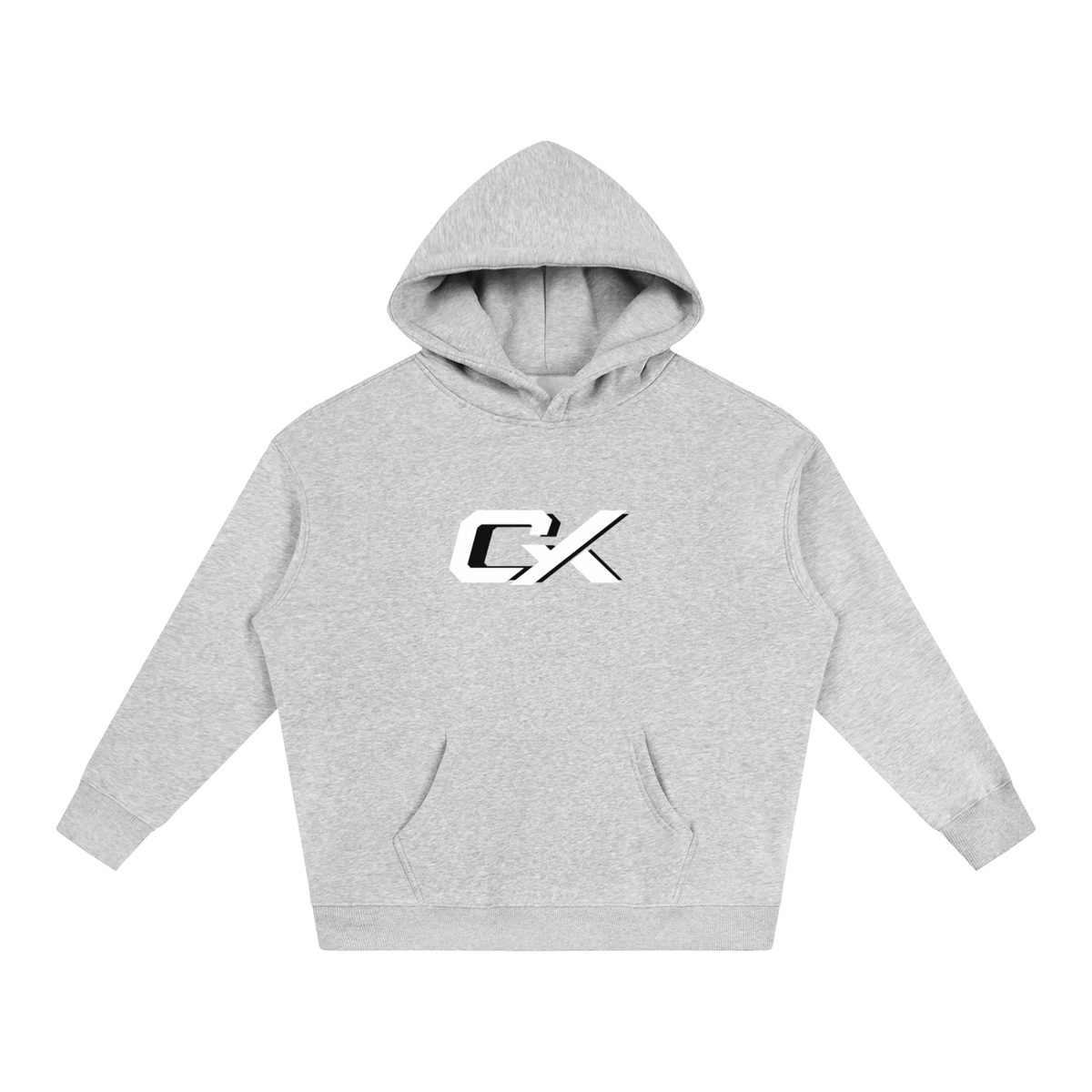 Flower Gray Eclipse Unisex Oversize Fleeced Hoodie