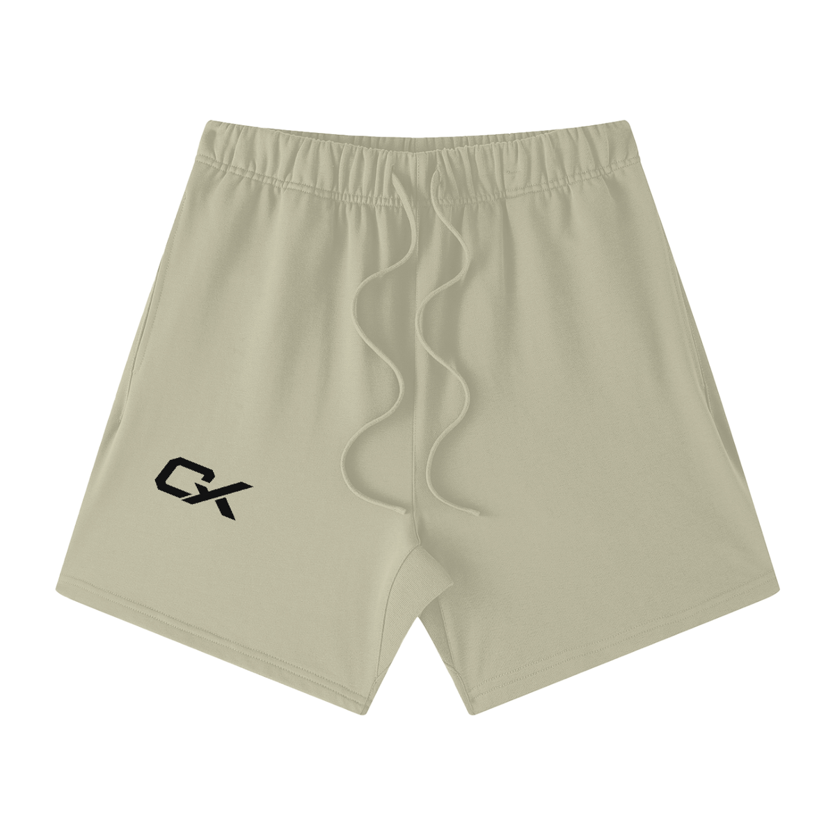 Unisex Earth Tone Loose Fit Cotton Shorts