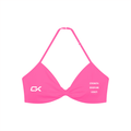Women’s Ruched Halter-Neck Sports Bra