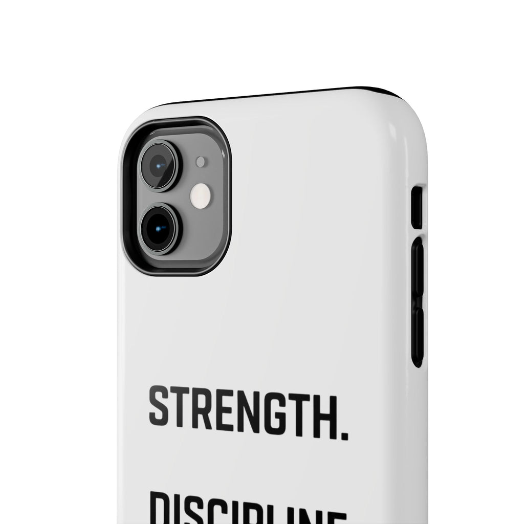 Strength. Discipline. Legacy. Tough Phone Case – Motivational Protective Cover