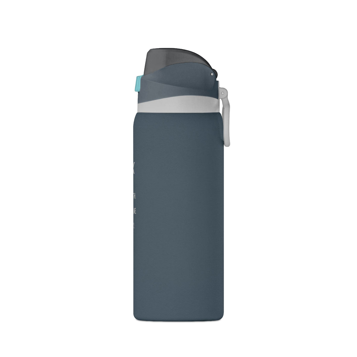Oasis 32oz Insulated Water Bottle — Matte Black Hydration Bottle with Flip Straw