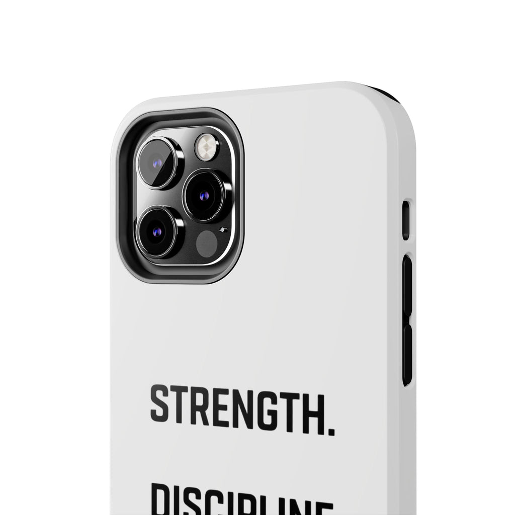 Strength. Discipline. Legacy. Tough Phone Case – Motivational Protective Cover