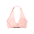 Women's Pleated Halter Sports Bra