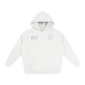 White & Grey Legacy Unisex Oversize Fleeced Hoodie