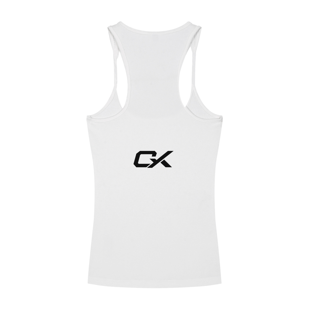 Slim Fit Ribbed Racerback Tank Top