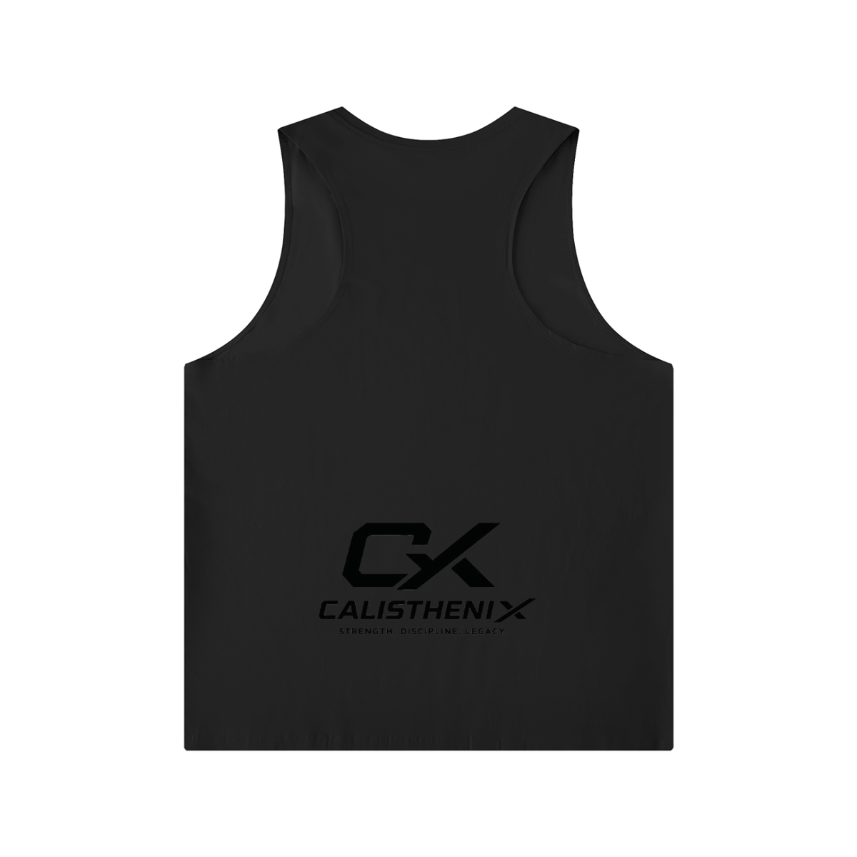 Men's Solid Color Crewneck Tank Top