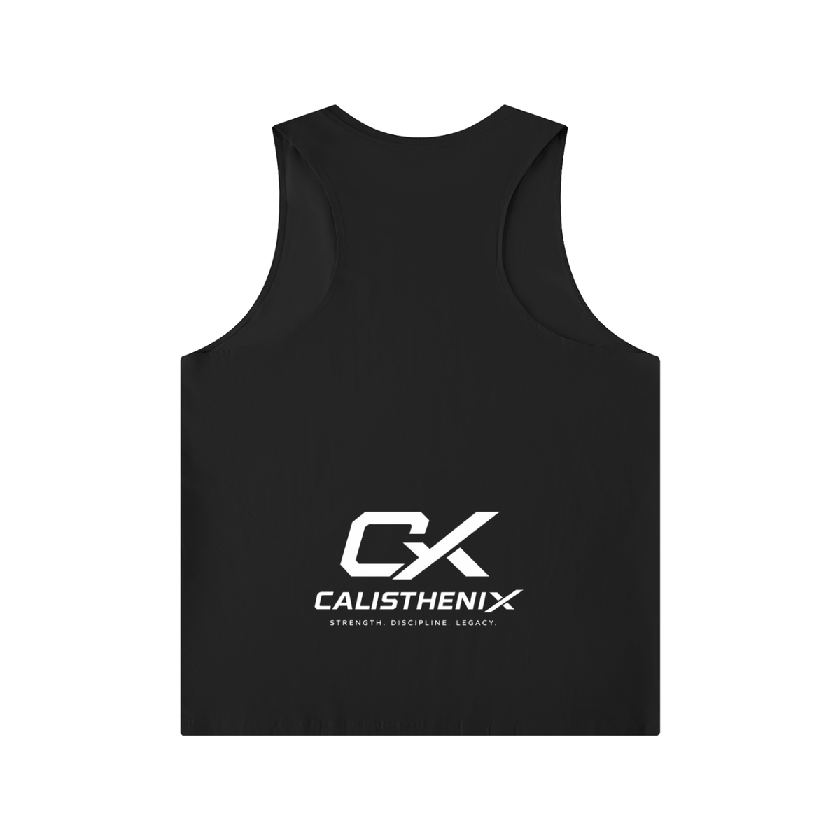 Men's Solid Color Crewneck Tank Top