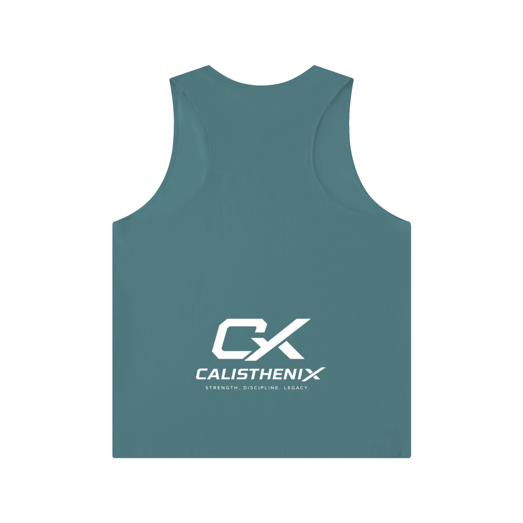 Men's Solid Color Crewneck Tank Top