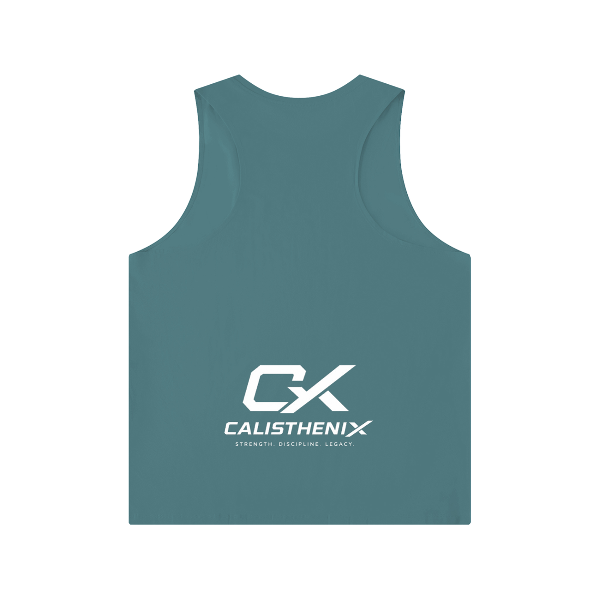 Men's Solid Color Crewneck Tank Top