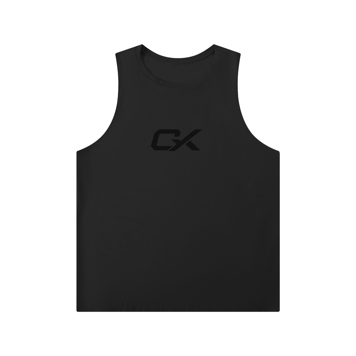 Men's Solid Color Crewneck Tank Top