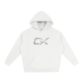 White & Grey Icon Unisex Oversize Fleeced Hoodie